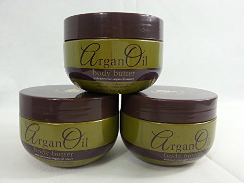 Multi Pack Offer 3 X Moroccan Argan Oil Body Butter 250 ml Each