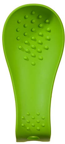 Kochblume Löffelablage | Premium-Silikon | Hitzebeständig | Spülmaschinenfest | Farbe: limette