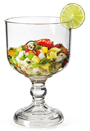 bar@drinkstuff Super Schooner SAN Glass 38.8oz / 1.1 Litre - Large Plastic Cocktail Sharer