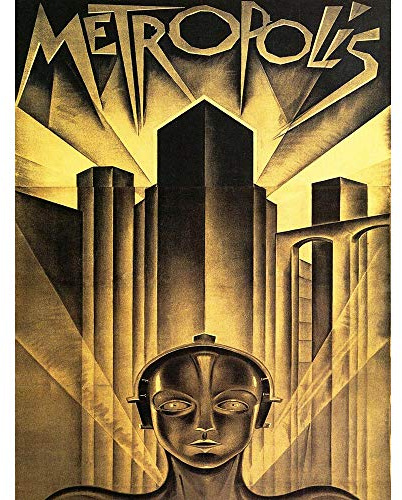 Wee Blue Coo MOVIE FILM METROPOLIS SCI FI DRAMA DYSTOPIA UTOPIA LANG ART PRINT POSTER 30X40 CM 12X16 IN Película Película Lámina Póster