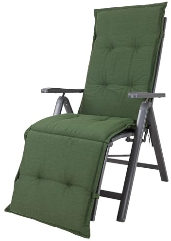 Möbelträume Auflagen für Relax Liegestuhl Rio 50318-201 in Uni grün (ohne Relax)