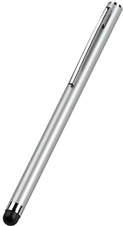Vivanco T-IN Slim Aluminium Eingabestift für kapazitive Display Silber