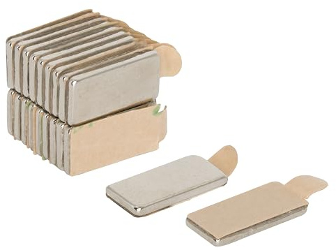 Selbstkleber N42 Neodym Magnet - 10mm x 5mm x 1mm Dick - 0,6kg Zug - Norden - Pack von 20