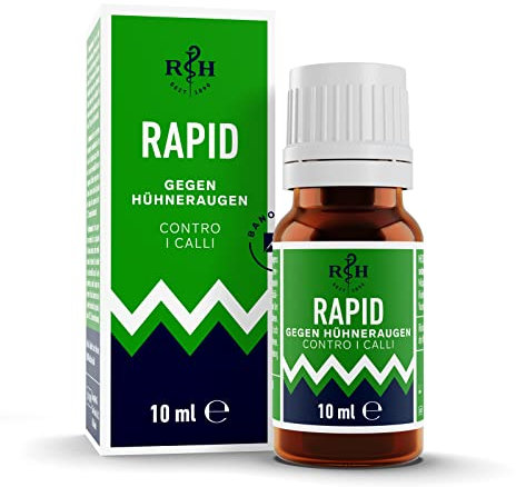 RAPID contro i calli 10ml | tintura per rimuovere calli e duroni | ha un effetto peeling