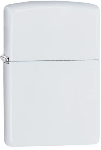Zippo Feuerzeug, White Matte, 214, 5,70 x 3,70 x 1,20 cm