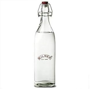 Kilner Square Clip Top Bottles 1ltr - Case of 12