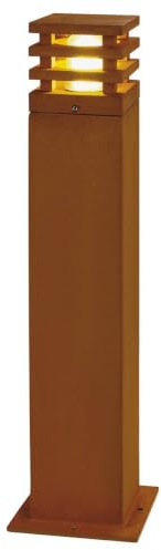 SLV RUSTY 70 LED SQUARE Aussenleuchte, stahl gerostet, LED 3000K