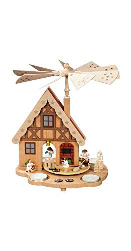 Richard Glässer Tischpyramide Engelbäckerei für Teelichte, 16243