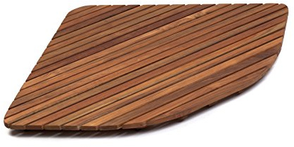 Asinox TEK3A7171 Caillebotis de Douche Bois Marron 71 x 71 x 4 cm