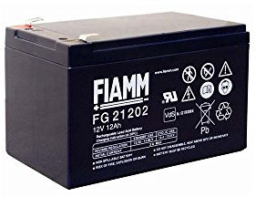 FIAMM IC-FG21202 - Batteria al Piombo 12V 12Ah (Faston 6,3mm)