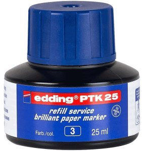 Edding Nachfülltinte PTK 25 brilliant paper 25 ml blau