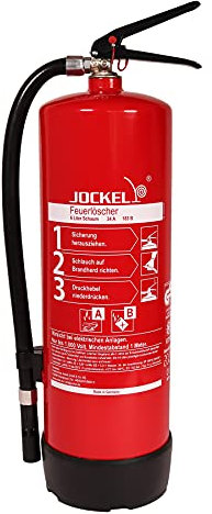 Jockel S6LJM 6615000 Bio34 plus - Estintore standard, 6 l di schiuma