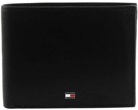 Tommy Hilfiger Geldbörse Johnson Trifold Wallet Black schwarz