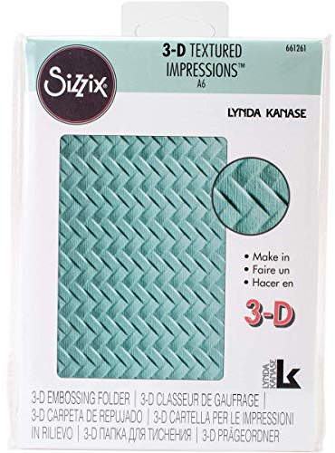 Sizzix 3-D TIEF-Woven by Lynda Kanase, Multicolor, 18,9 x 12,2 x 0,4 cm