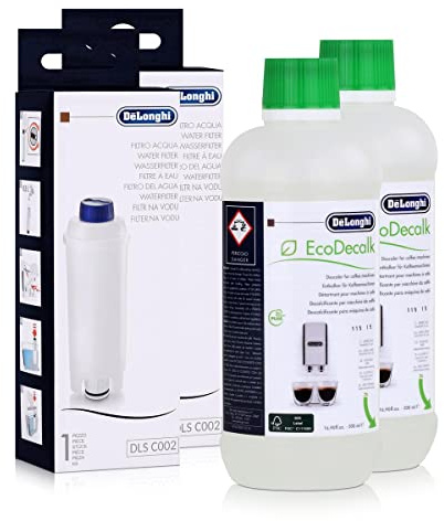 Pflegeset Delonghi Entkalker SER 3018 500ml / Delonghi Wasserfilter SER 3017