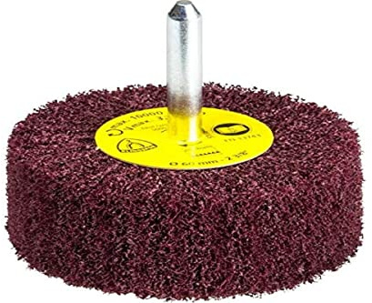 Klingpsor 258917 NFS 600, Vliesstift mit Schaft für den Endschliff marron, 50X30X6, Grosso, 10 Stück