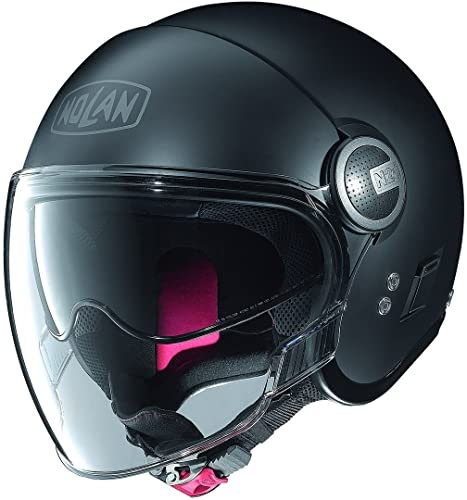 Nolan Damen Classic Motorrad Helm, Schwarz, M (57/58) EU