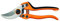 Fiskars Profi Bypass-Gartenschere für frische Äste und Zweige, Hochwertige Stahl-Klingen, Länge: 21 cm, Schwarz/Orange, PB-8 L, 1020203