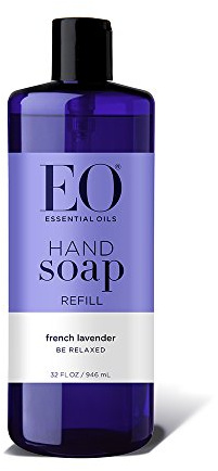 EO Botanical Flüssige Handseife Refill, Französisch Lavendel, 32 Ounce (Pack of 2)