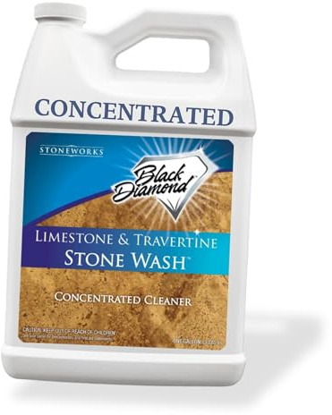 Limestone and Travertine Floor Cleaner: Natural Stone, Marble, Slate, Polished Concrete, honed or Tumbled Surfaces. Concentrated Ph. Neutral.