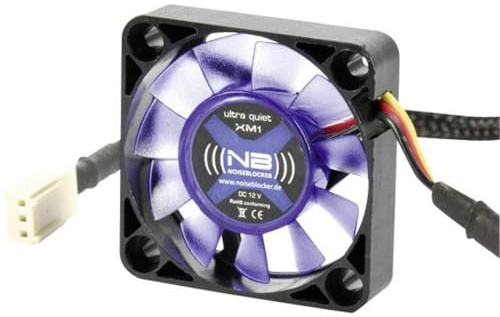 (((noiseblocker))) BlackSilentFan XM1 - 40x40x10mm - 3Pin - 2800U/min - 9dbA - 4.9m3/h