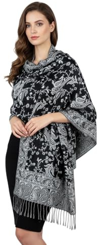 PASKMLNA Damen Paisley Pashmina Schal,Stola