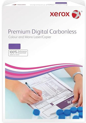Xerox Carbonless - Papier autocopiant pré-assemblé 2 feuillets Blanc et Jaune - 80 g/m² A4 - Boîte de 250 sets