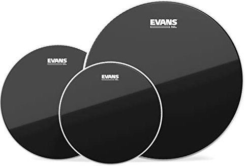 Evans ETP-CHR-R Fellset G12 Serie für Toms mit 25,4 cm (10 Zoll), 30,5 cm (12 Zoll) und 40,64 cm (16 Zoll) Felle schwarz chrome | Evans Schlagfelle bieten ausgewogenen Klang, hohe Haltbarkeit und zuverlässige Performance.