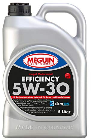 Liqui Moly Meguin Megol Efficiency SAE 5W-30 | 5 L | Synthesetechnologie Motoröl | Art.-Nr.: 3194