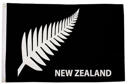 Neuseeland-Flagge, Farnmotiv, 152 x 91 cm