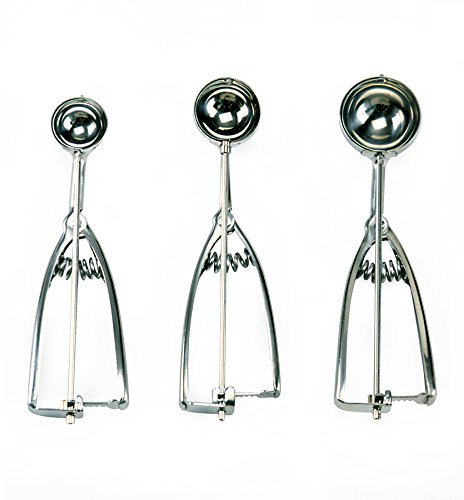 Norpro Stainless Steel Cookie Scoop Set of 3
