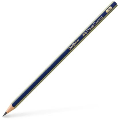 Faber-Castell 112503 - Bleistifte Set Goldfarber, 12 Bleistifte, Härtegrad 3B