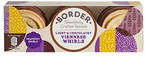 Border Biscuits Milk Chocolate Viennese 150 G (Pack of 6)