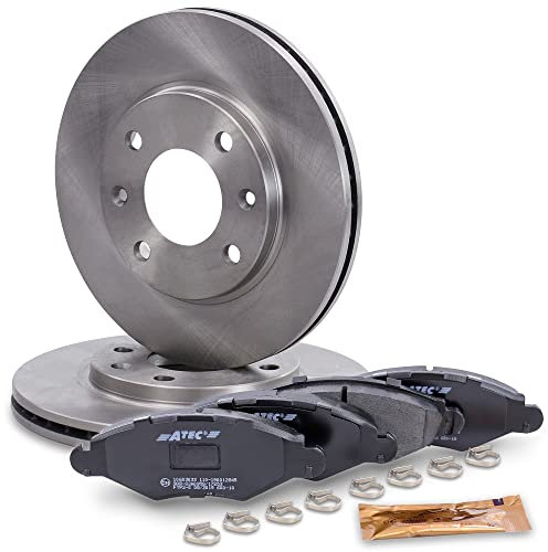 BESTPRICE Juego de frenos eje delantero incl. discos de freno ventilados Ø 247 mm + pastillas de freno delanteras PEUGEOT 206 Hatchback (2A/C), 206 Notchback, 206 SW (2E/K), 206 Van, 206+ (2L_, 2M_)