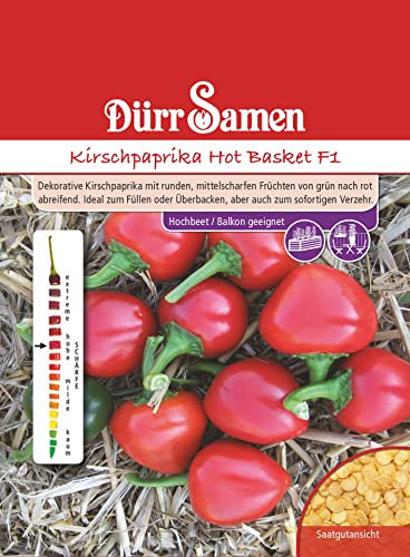 Dürr-Samen - Kirschpaprika Hot Basket F1 Saatgut