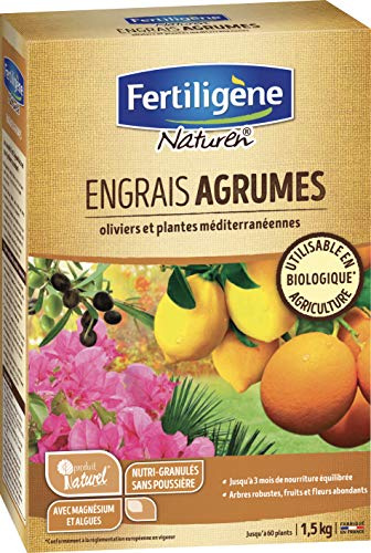 Engrais Mini-Granulés Agrumes et Plantes Méditérranéennes UAB 1,5 kg