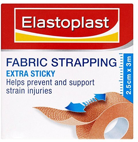 5 x Elastoplast Fabric Strapping 2.5cm x 3m