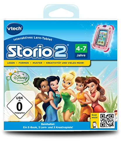 VTech 80-230304 Jeu éducatif Fée Clochette (Storio 2, Storio 3S)