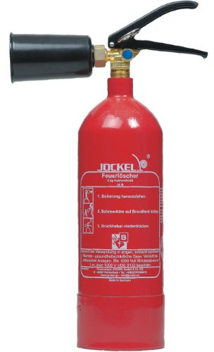Jockel Feuerlöscher K2J Kohlendioxid-Feuerlöscher, 2 kg