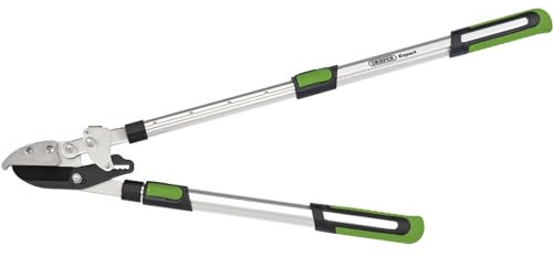 Draper 36826 Telescopic Soft Grip Anvil Ratchet Action Loppers with Aluminium Handles