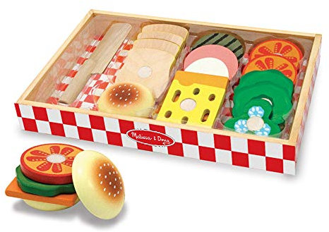 Melissa & Doug Giochi di legno Set di Sandwich di legno