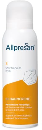 Allpresan Fuß spezial Nr. 3 Schaum-Creme - Fußcreme für sehr trockene Füße - Zur täglichen Fußpflege sehr trockener Haut 125 ml