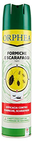 Orphea Spray, Elimina Formiche, Scarafaggi, Insetti Striscianti, Pulci E Cimici, Multicolore, 400 Ml