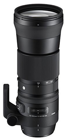 Sigma 150-600mm F5-6.3 DG OS HSM, Objetivo (Zoom tele, SLR, 20/14, 150 - 600 mm, Nikon F, Vuelta)
