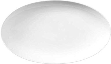 Seltmann Lido Servierplatte, Oval, Weiss, 24cm x 14.5cm, 1-teilig