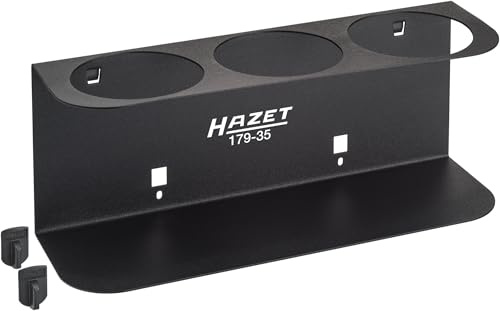 Hazet Dosenhalter 179-35, Dosenhalter, für 3 Dosen, Länge 260 mm | Länge 260 mm, Breite 80 mm, Höhe 102 mm, 570 g, L x B x H: 260 mm x 80 mm x 102 mm, Dosenhalter, für 3 Dosen
