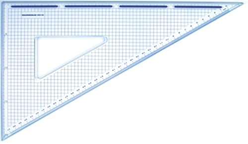 Rumold Zeichendreieck 60 Grad 36cm transparent