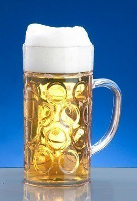 SET 30 St. Kunststoff Maß Krug 1l SAN Glasklar stapelbar Spülmaschinen fest, lebensmittelecht
