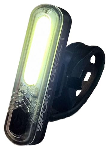 Sport Direct™ Superbright 100 Lumen Front USB Rechargeable 10xCOB LED's Bicycle Headlight. Visibility 800m+ IPX4 Waterproof *SEE 360 VIDEO*