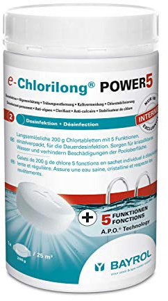 Bayrol Chlorilong Power 5 Multifunktions-Chlor-Tablette, 1,25 kg